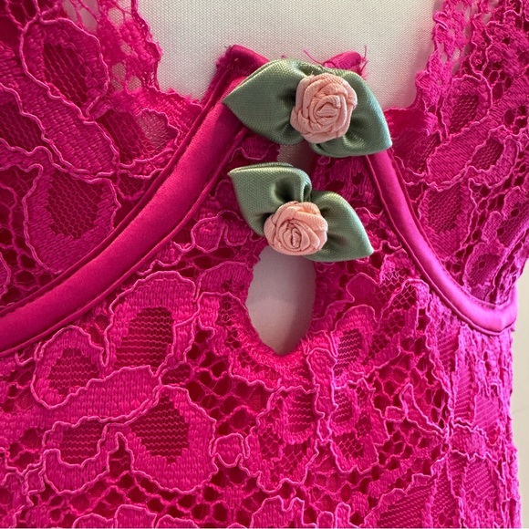 For Love And Lemons Pink Lace Mini Dress - Picture 5 of 13